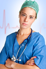 Image showing Female Surgeon