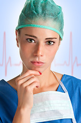 Image showing Female Surgeon