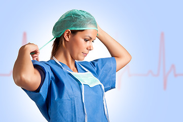 Image showing Female Surgeon