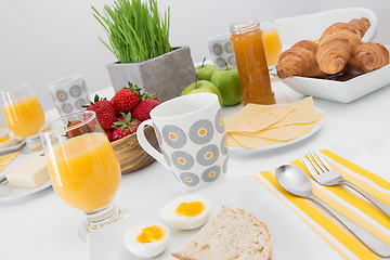 Image showing Tasty and healthy breakfast