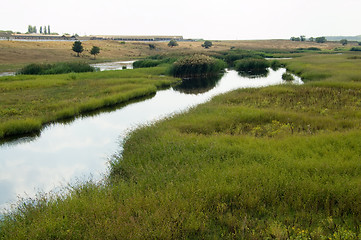 Image showing steppe river