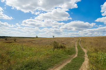 Image showing road to sky