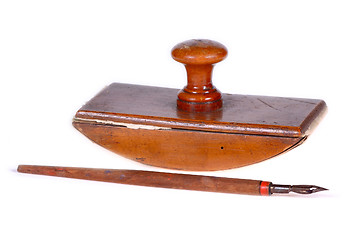 Image showing Old writing tools