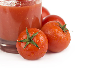 Image showing Tomatoes juice