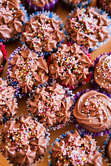 Image showing Chocolate cupcakes