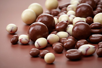 Image showing various chocolate candies
