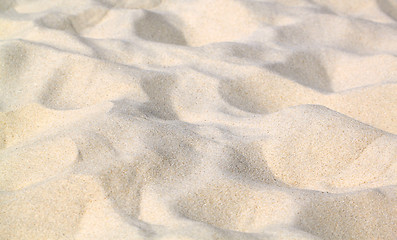 Image showing white sand