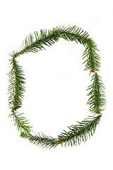 Image showing O - symbol from christmas alphabet