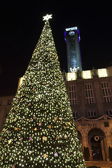 Image showing christmas tree in Ostrava 