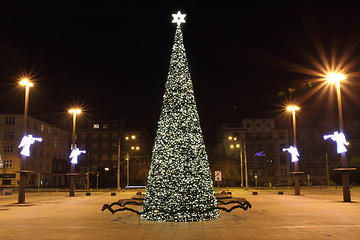 Image showing christmas tree in Ostrava 