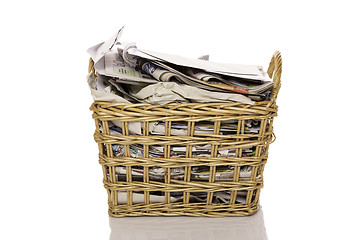 Image showing Wastepaper basket