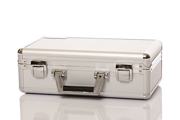 Image showing Metallic suitcase