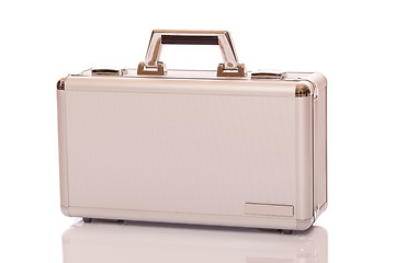 Image showing Metallic suitcase