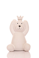 Image showing White ceramic bear