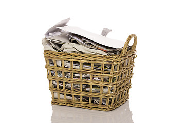 Image showing Wastepaper basket