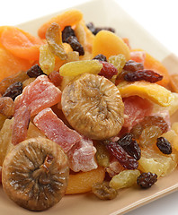 Image showing Dried Tropical Fruits Mix