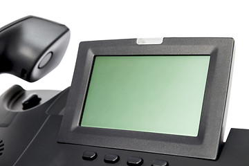 Image showing display of modern business phone