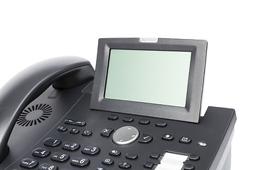 Image showing display of modern business phone