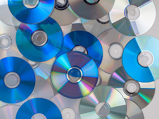 Image showing CD DVD DB Bluray disc