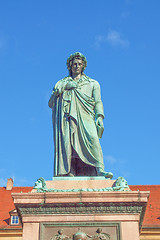 Image showing Schiller statue, Stuttgart