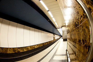 Image showing interior of a metro station