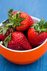 Image showing Fresh strawberries