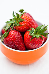 Image showing Fresh strawberries