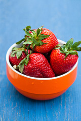 Image showing Fresh strawberries