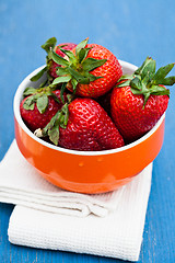 Image showing Fresh strawberries