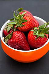 Image showing Fresh strawberries