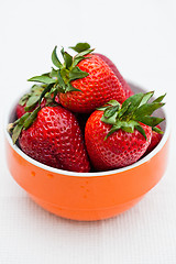 Image showing Fresh strawberries