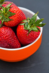 Image showing Fresh strawberries