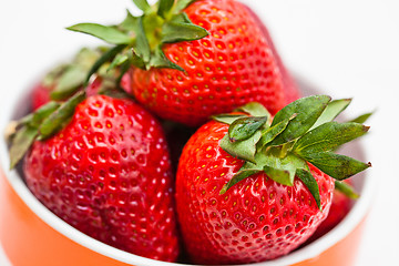 Image showing Fresh strawberries