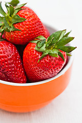 Image showing Fresh strawberries