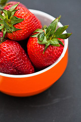 Image showing Fresh strawberries