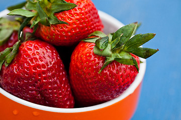 Image showing Fresh strawberries