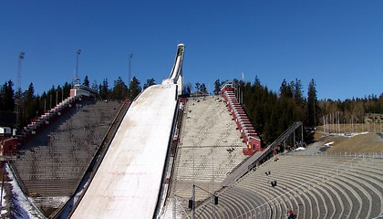 Image showing Jumping hill