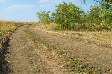 Image showing rising road