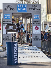Image showing The Cyclist Rick Flens- Paris Nice 2013 Prologue in Houilles