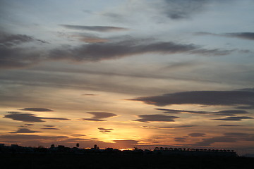 Image showing Sunset in Spain