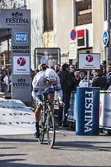Image showing The Cyclist Veelers Tom- Paris Nice 2013 Prologue in Houilles