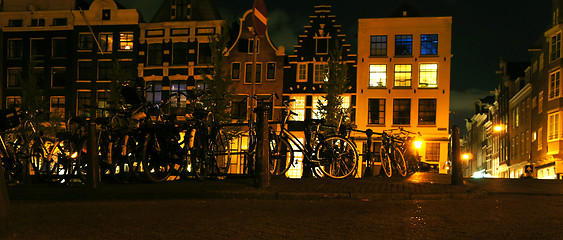 Image showing Amsterdam in the night