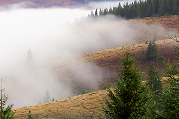Image showing foggy autumn morning