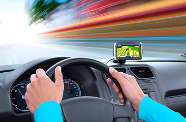 Image showing Driving