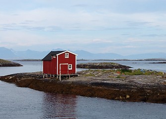 Image showing Red sea house