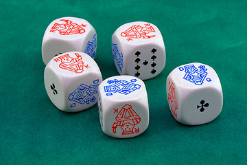 Image showing Poker dice