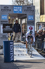 Image showing The Cyclist Velits Peter- Paris Nice 2013 Prologue in Houilles