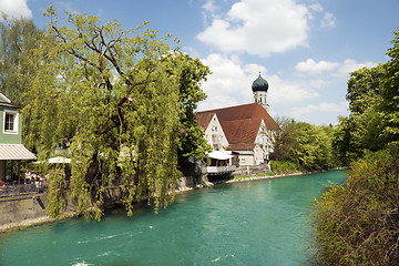 Image showing The Bavarian river Amper