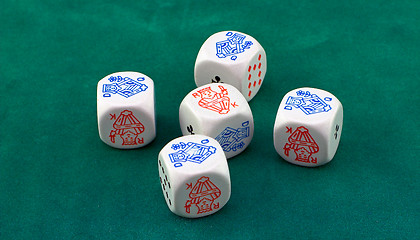 Image showing Poker dice