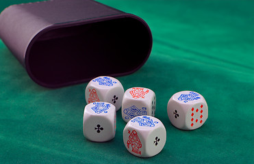 Image showing Poker dice